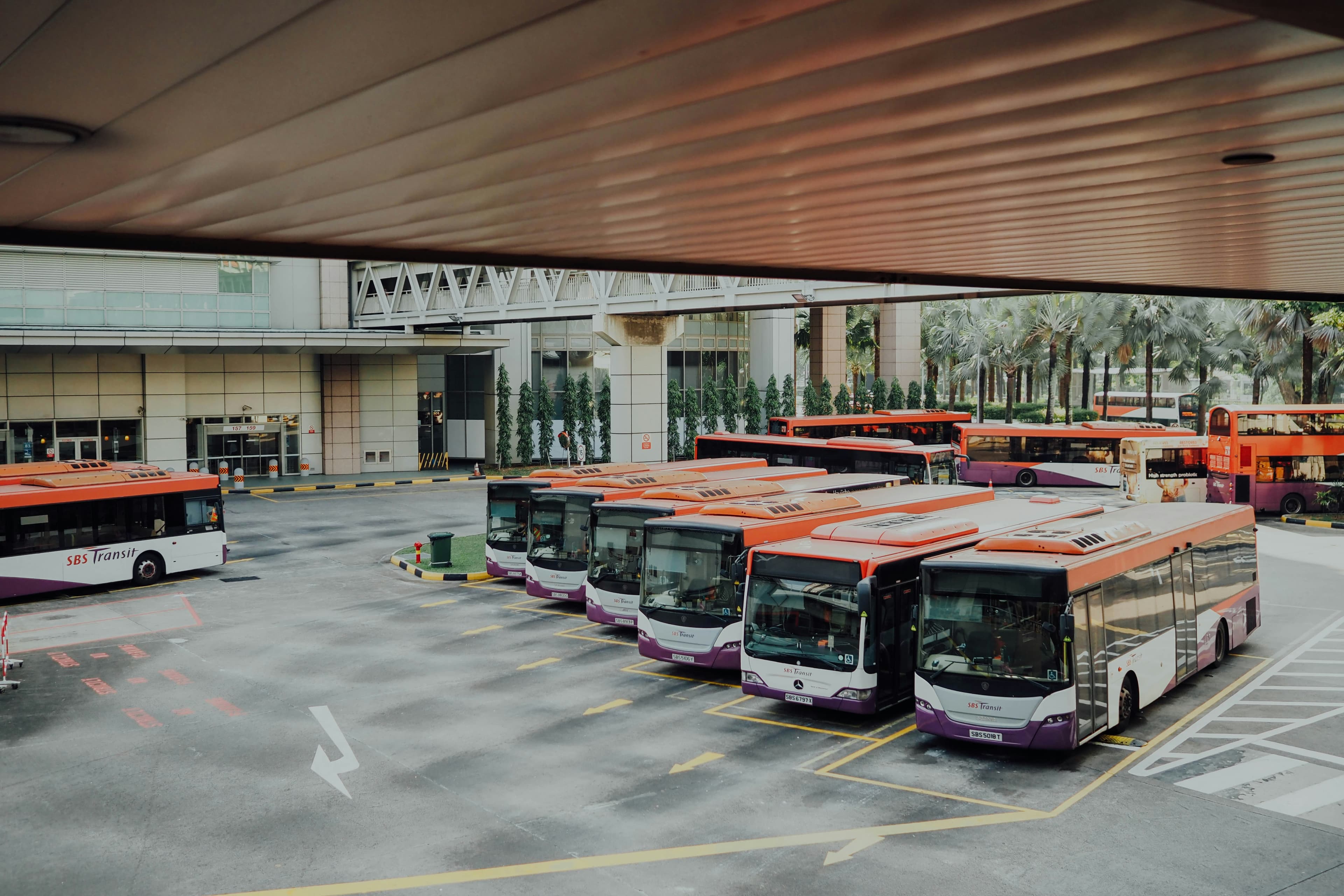 Bus terminal dashboard background